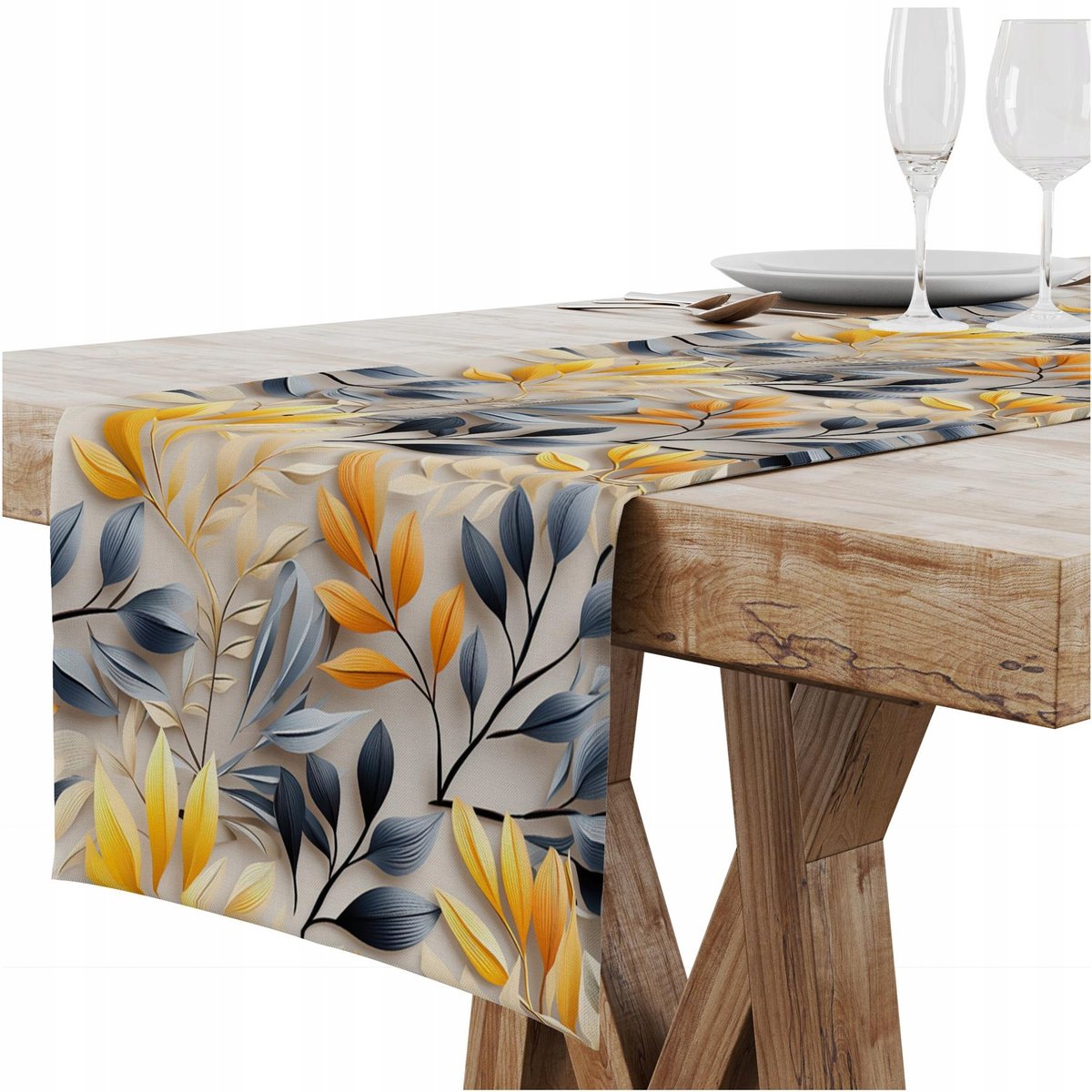 BIEŻNIK OBRUS NA STÓŁ MATOWY GŁADKI 40x180 289