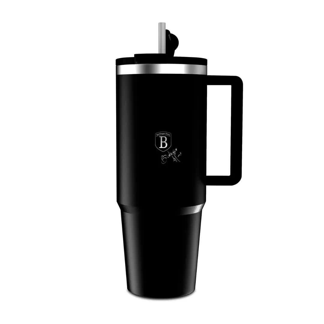 Kubek termiczny 1L, BerlingerHaus BH-8833 Matte Black