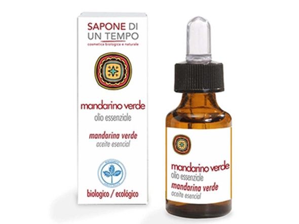 Sapone di un Tempo Olejek eteryczny Bio z Zielonej Mandarynki 15 ml - olejki