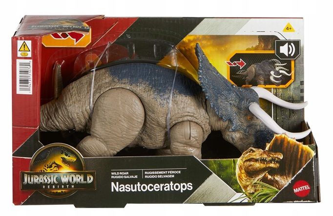 Jurassic World Wild Roar Nasutoceratops - figurka