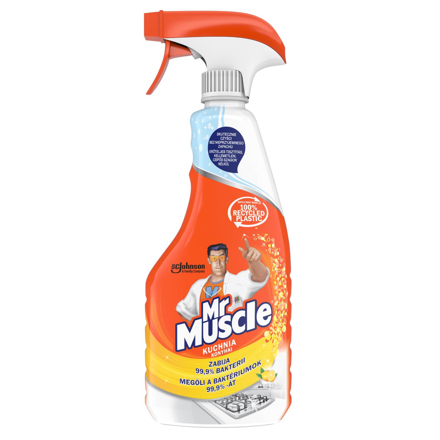 Cytrynowy płyn do czyszczenia kuchni Mr Muscle 500 ml