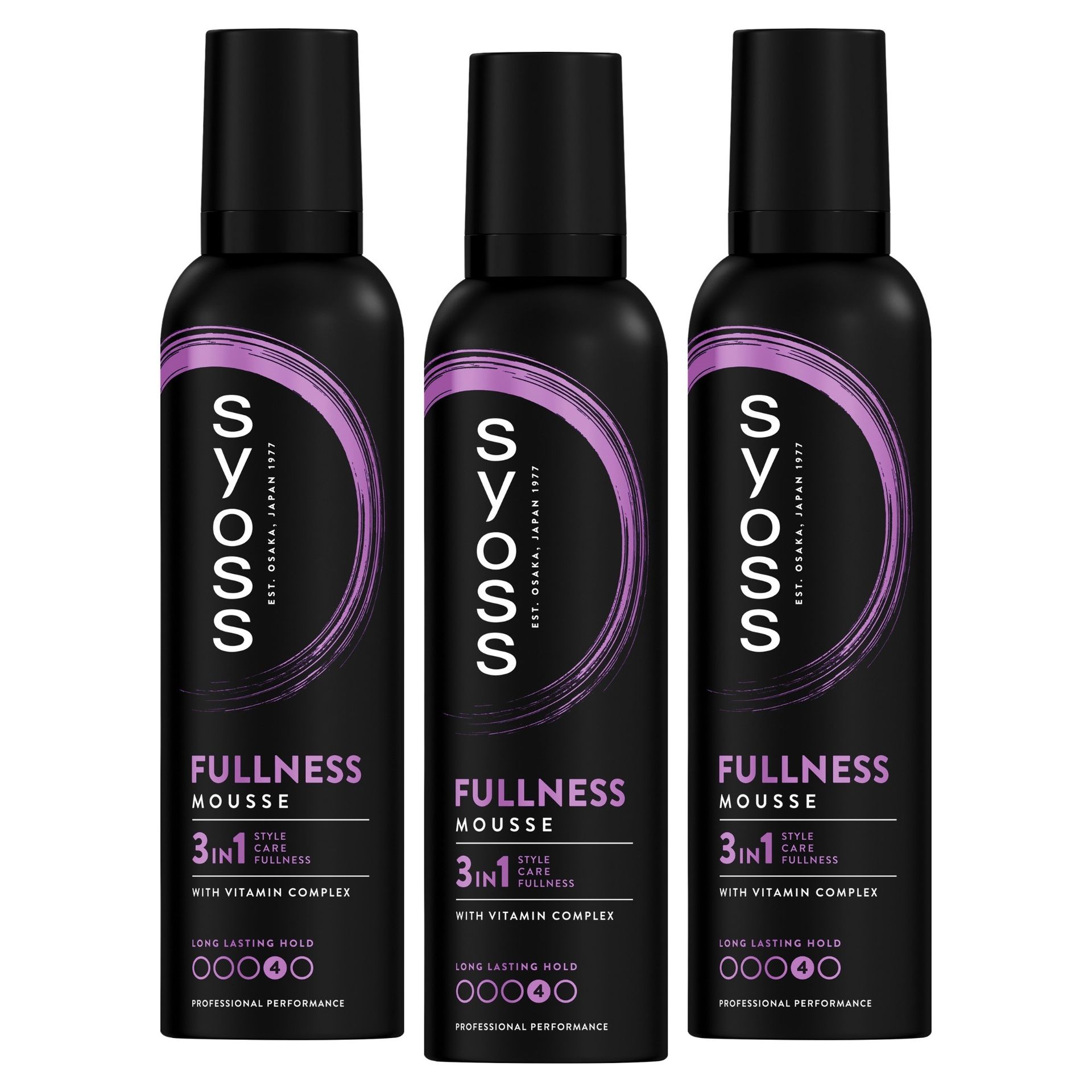 Pianka do włosów zwiększająca objętość 3x250ml
