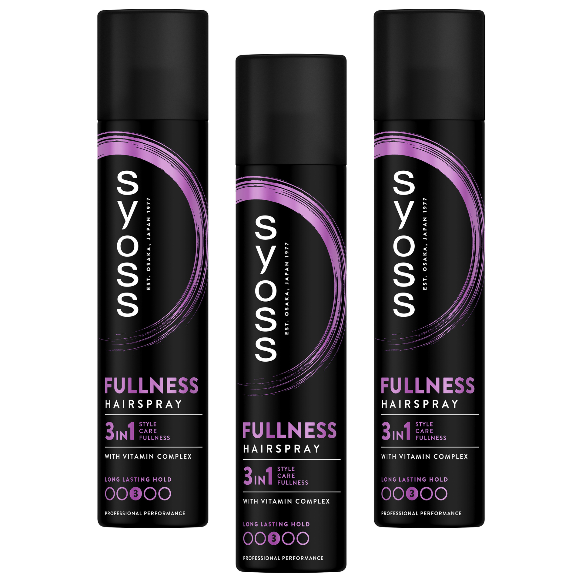Bardzo mocny spray do włosów 3x300ml Syoss