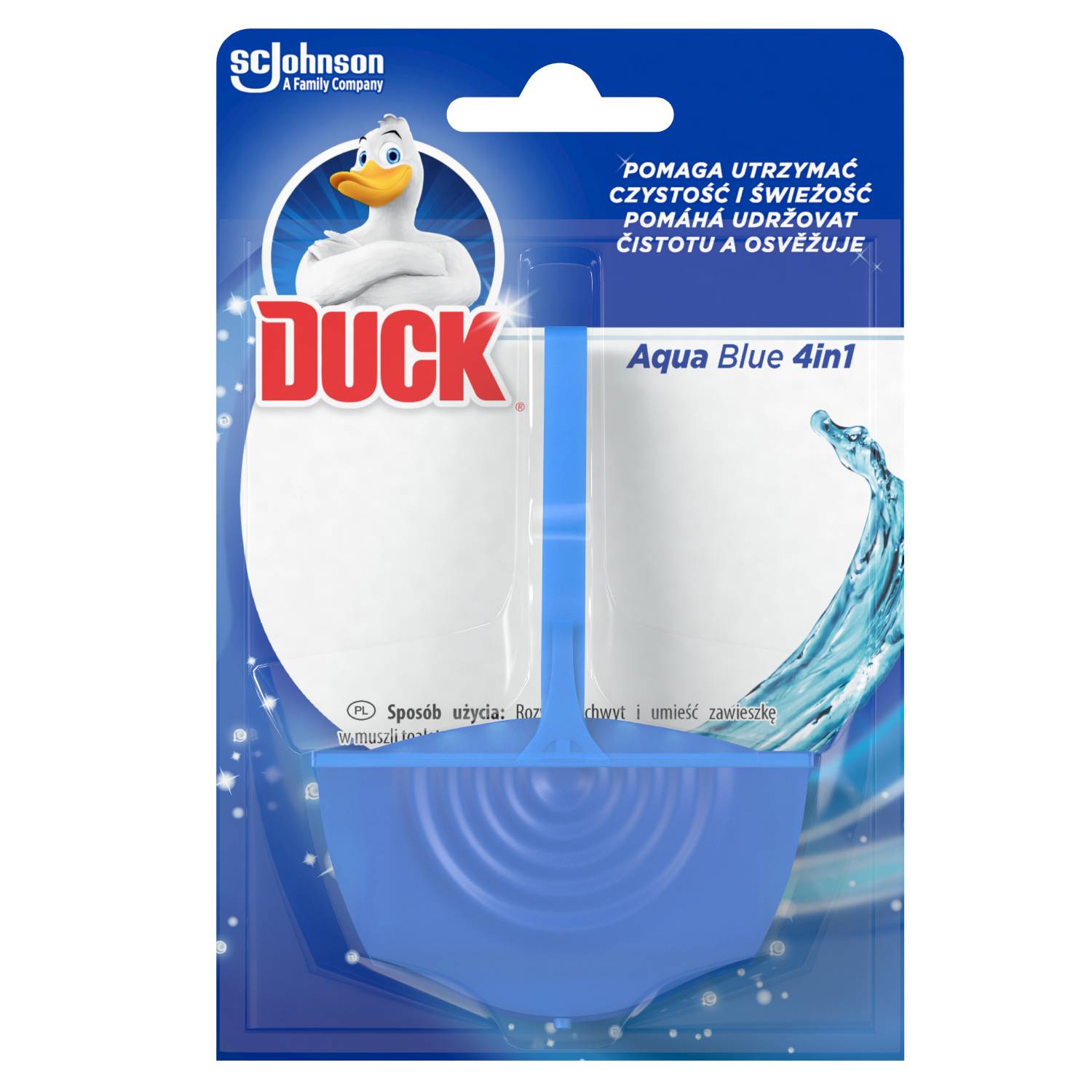 Zawieszka do toalety Duck Aqua Blue 4w1 36g
