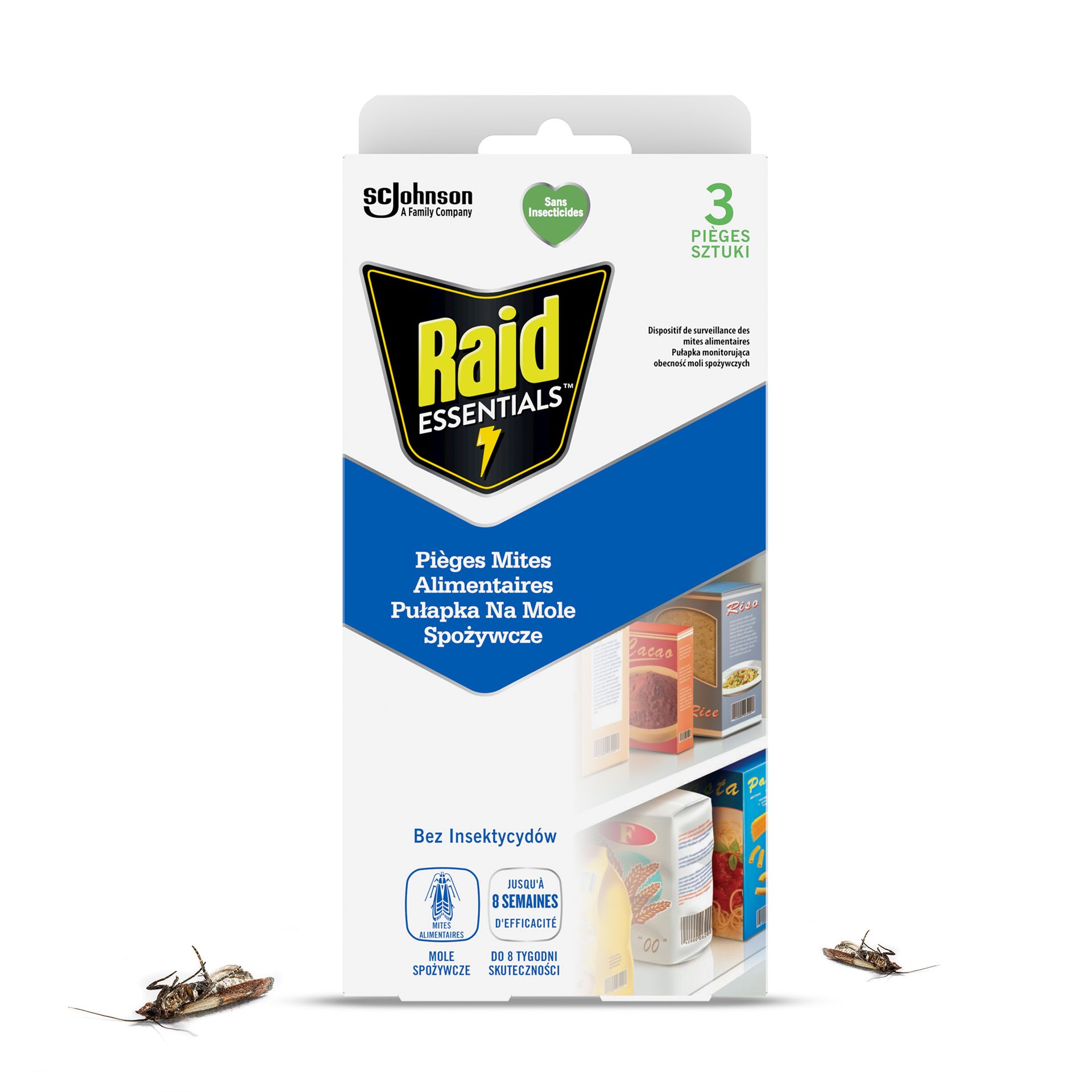 SC Johnson Pułapka na mole spożywcze 3 szt. Raid Essentials