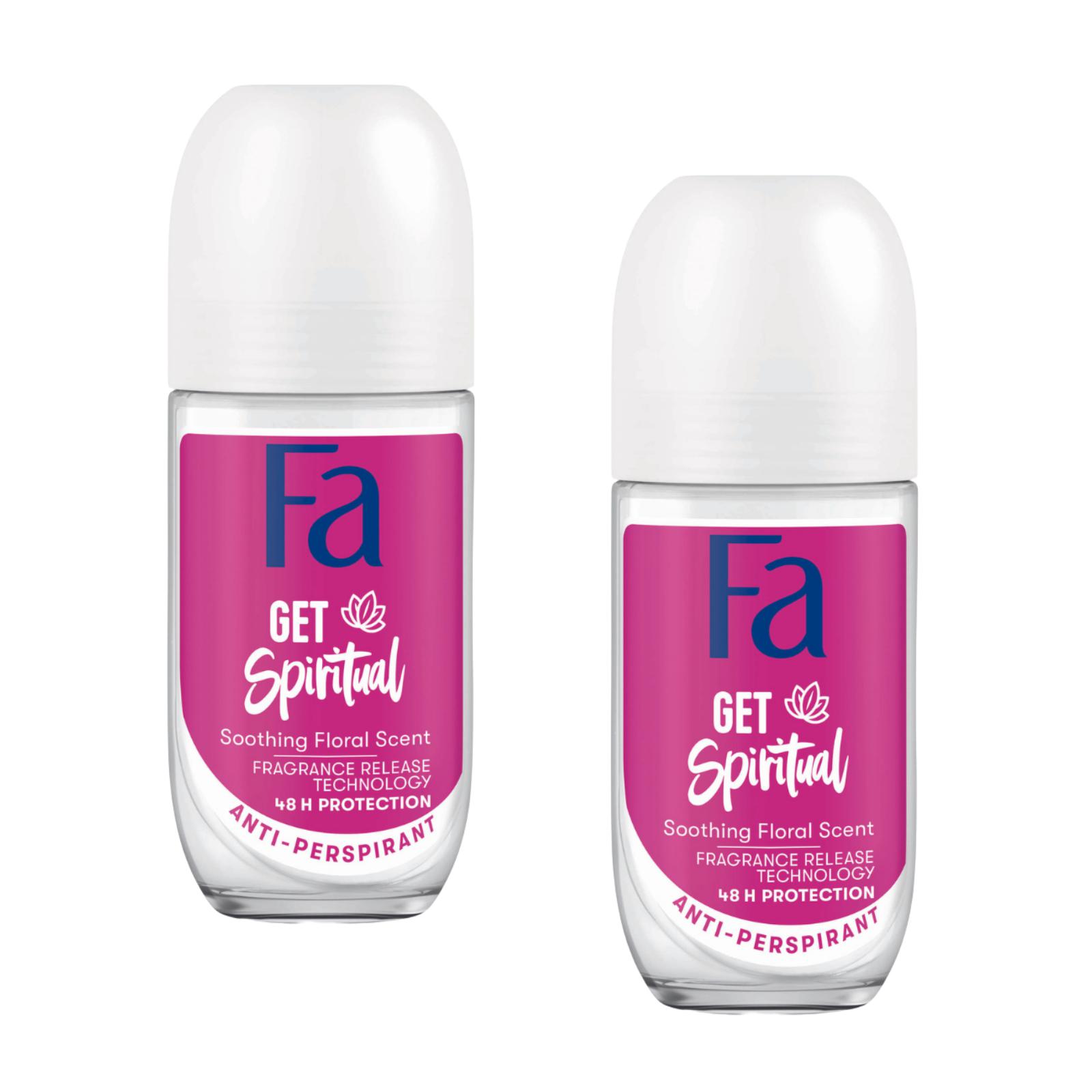 Get Spiritual antyperspirant zestaw 2x 50ml kulka Fa