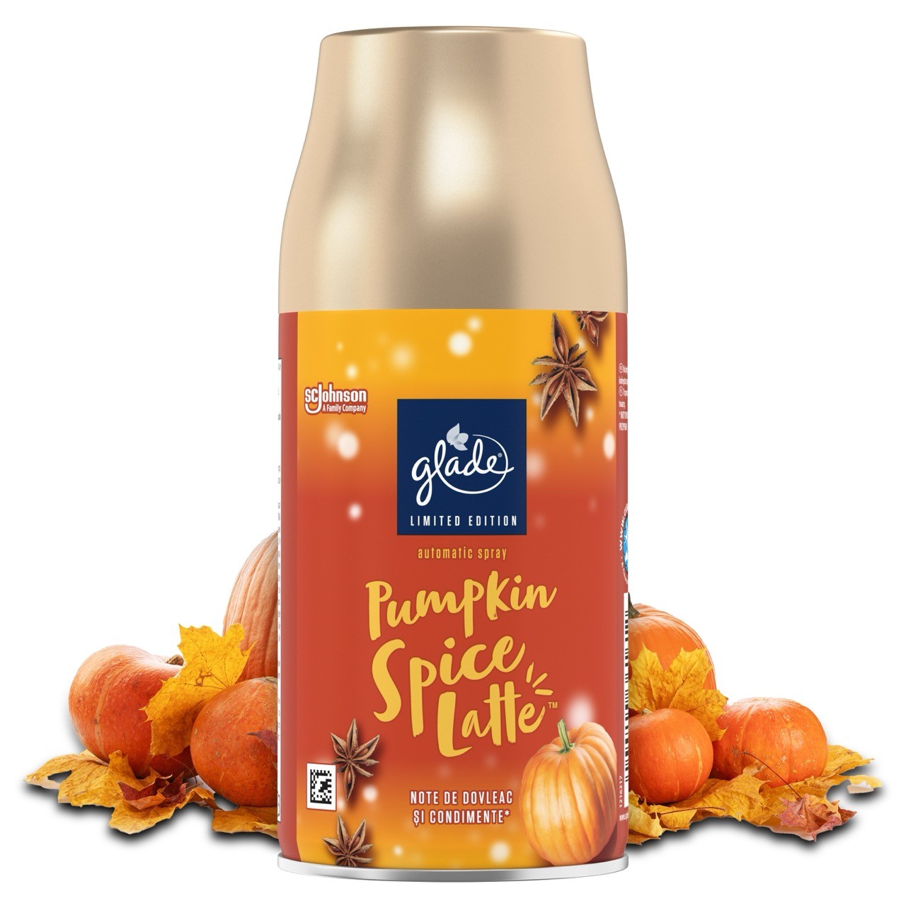 Zapas do automatycznego odświeżacza powietrza Glade Pumpkin Spice Latte 269 ml