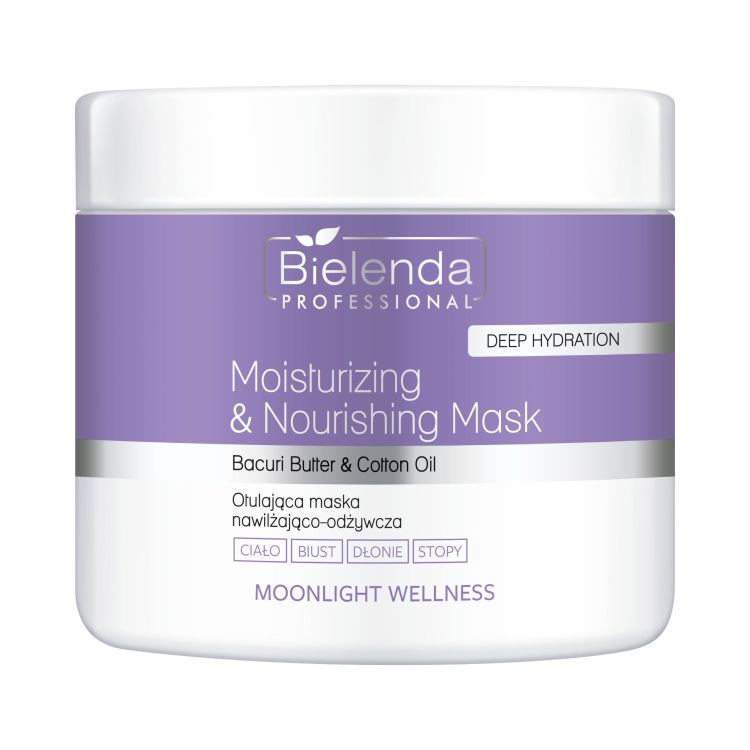 Bielenda Professional Moonlight Wellness Otulająca Maska do Ciała Nawilżająco-Odżywcza 600g