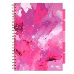 Kołozeszyt Pads A4100k kratka Fusion różowy