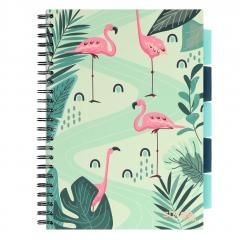 Kołozeszyt Pads A4100k kratka Jungla zielony