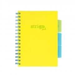 Kołozeszyt Pads A5100k linia Neon żółty