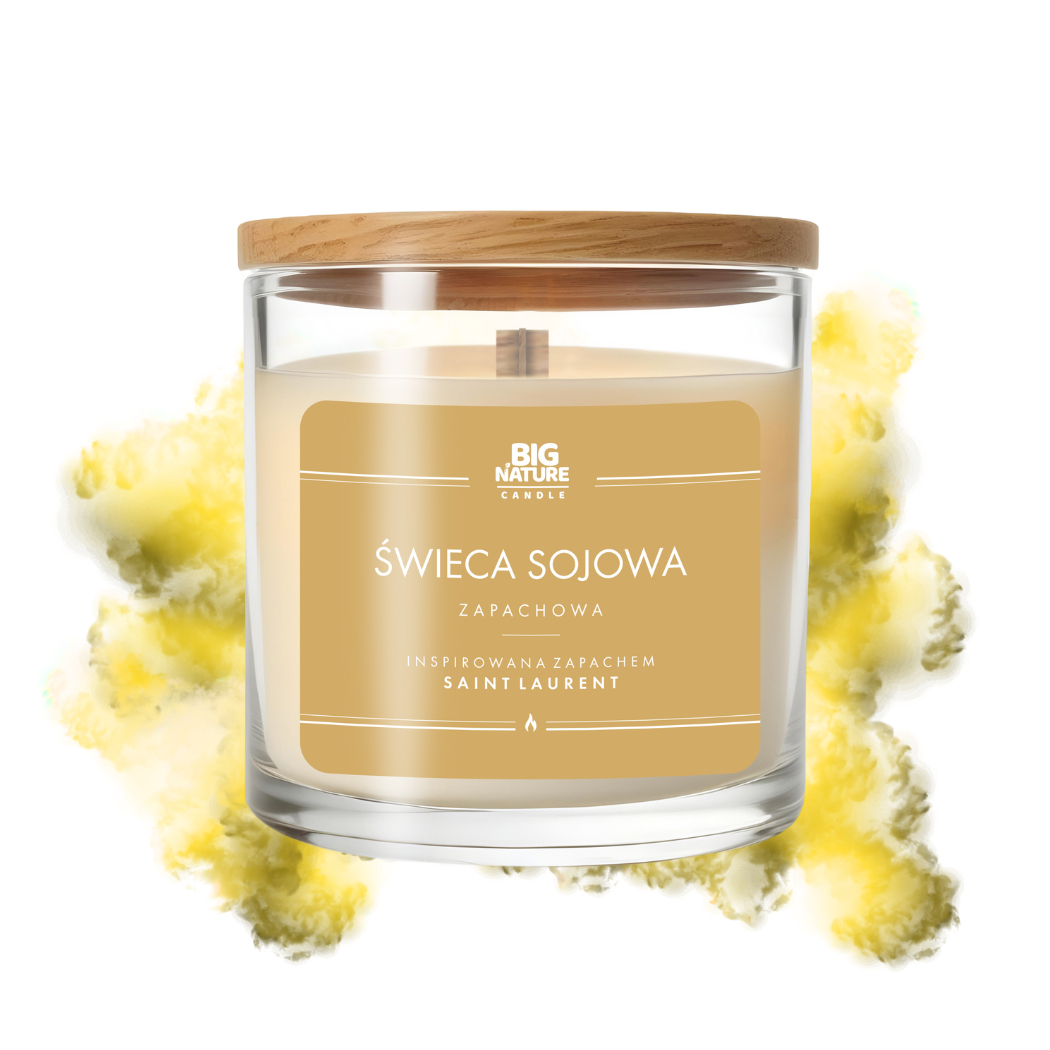 Big Nature Świeca sojowa inspiracja zapachowa Saint Laurent 215 g