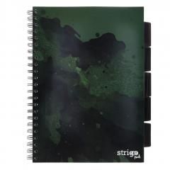 Kołozeszyt Pads A4100k kratka Fusion ciemnozielon