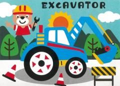 Mozaika piankowa pojazdy 8szt - zabawka