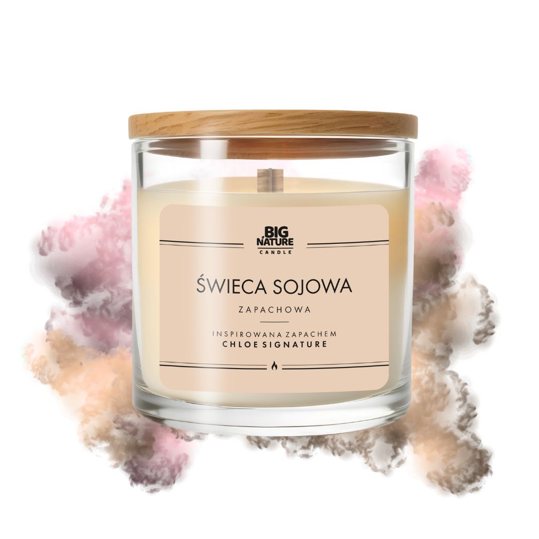 Big Nature Świeca sojowa zap. insp. Chloe Signature 225 g - świeca