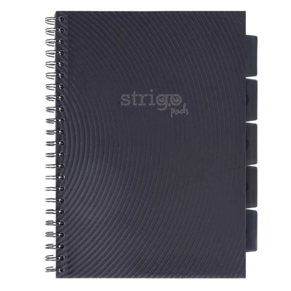 Kołozeszyt Pads A4/100K kratka Basic szary - Strigo