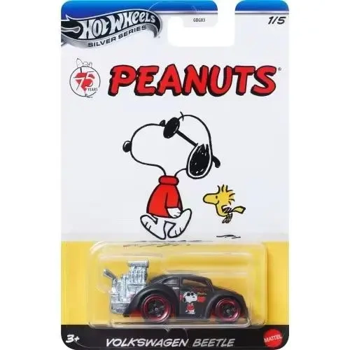Hot Wheels Peanuts Volkswagen Beetle Snoopy - Mattel