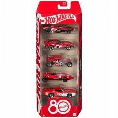 Hot Wheels Samochodziki 5-pak z okazji 80 lecia - zabawka