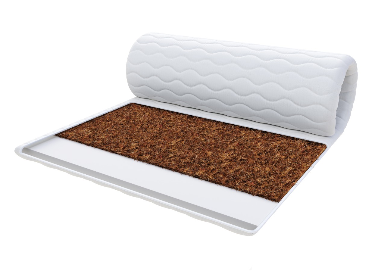 Nakładka na materac PIANKA KOKOS 4 cm Twarda nakładka z kokosa i pianki - 130 x 200 - 4 cm