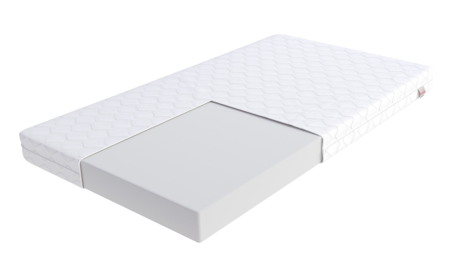 Materac piankowy BRESSO Pianka - 200 x 200 - H3 średnio twardy - 15 cm