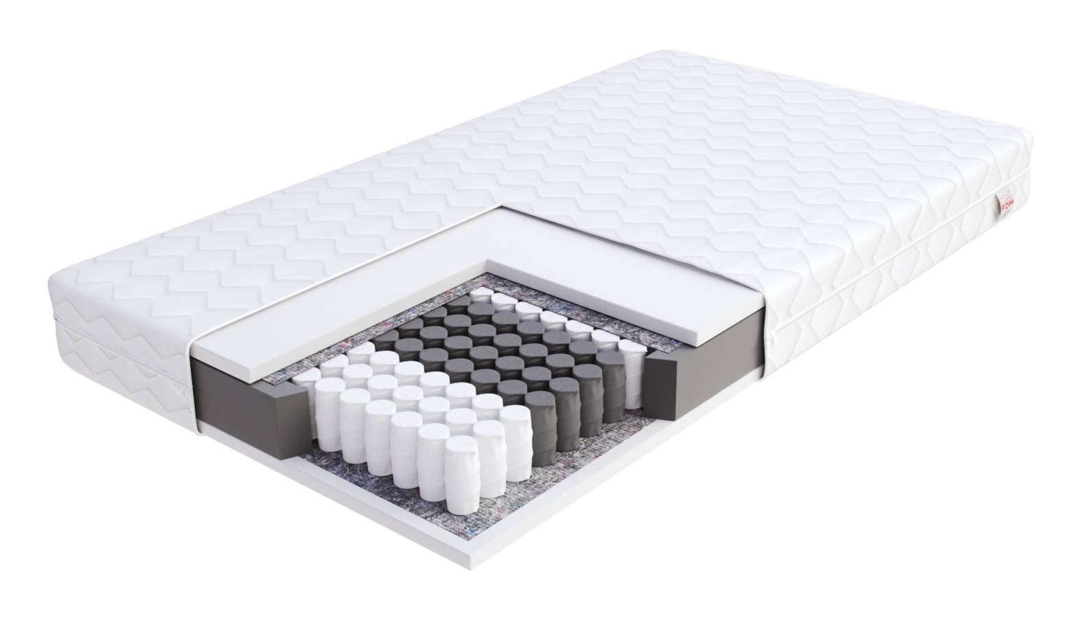 Materac kieszeniowy TREVISO 4KIDS pianka - 80 x 190 - 14 cm