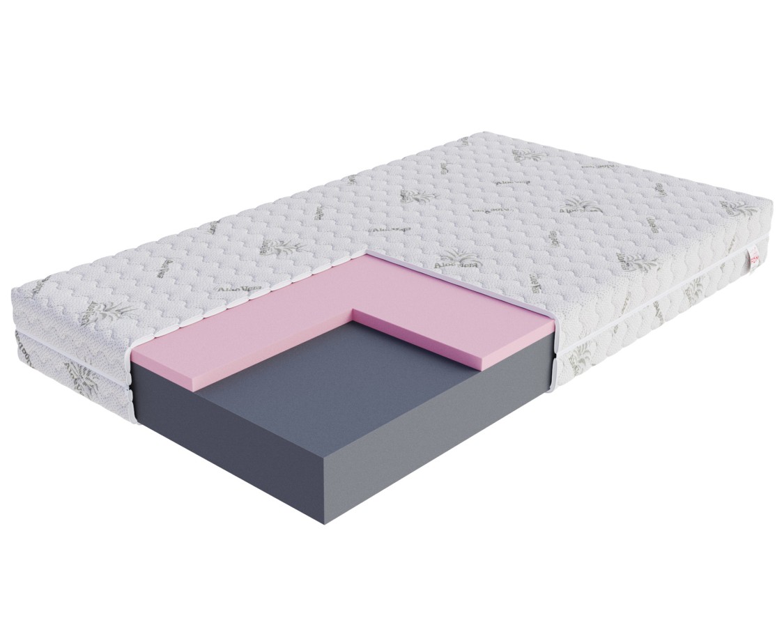 Materac piankowy ORSA pianka visco - 140 x 200 - H4 twardy / H3 średnio twardy - 16 cm