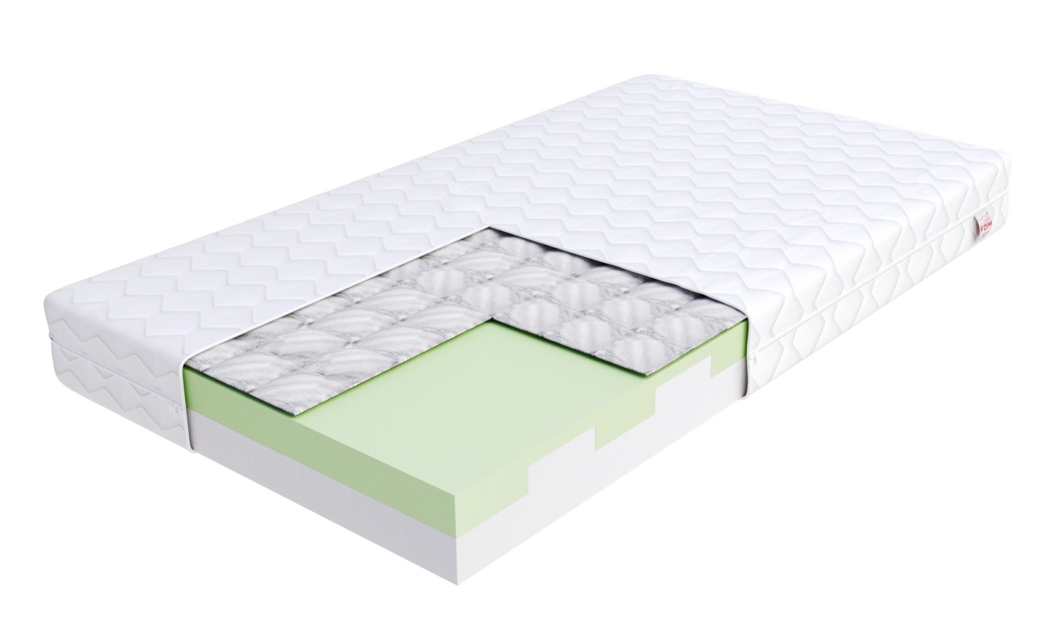 Materac piankowy PADWA pianka, gryka - 60 x 120 - H3 średnio twardy - 16 cm
