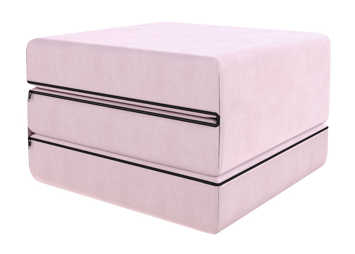 Materac turystyczny 80x200x14 rozkładany Kolor: Pudrowy róż