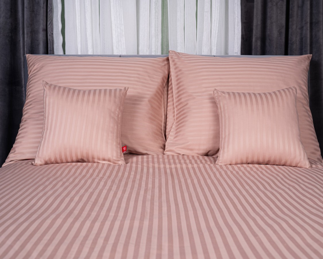 Pościel bawełniana 100% beżowa (komplet) poszwa + 2 poszewki 70x80 cm + 2 poszewki 40x40 cm Komplety pościeli: 200 x 220