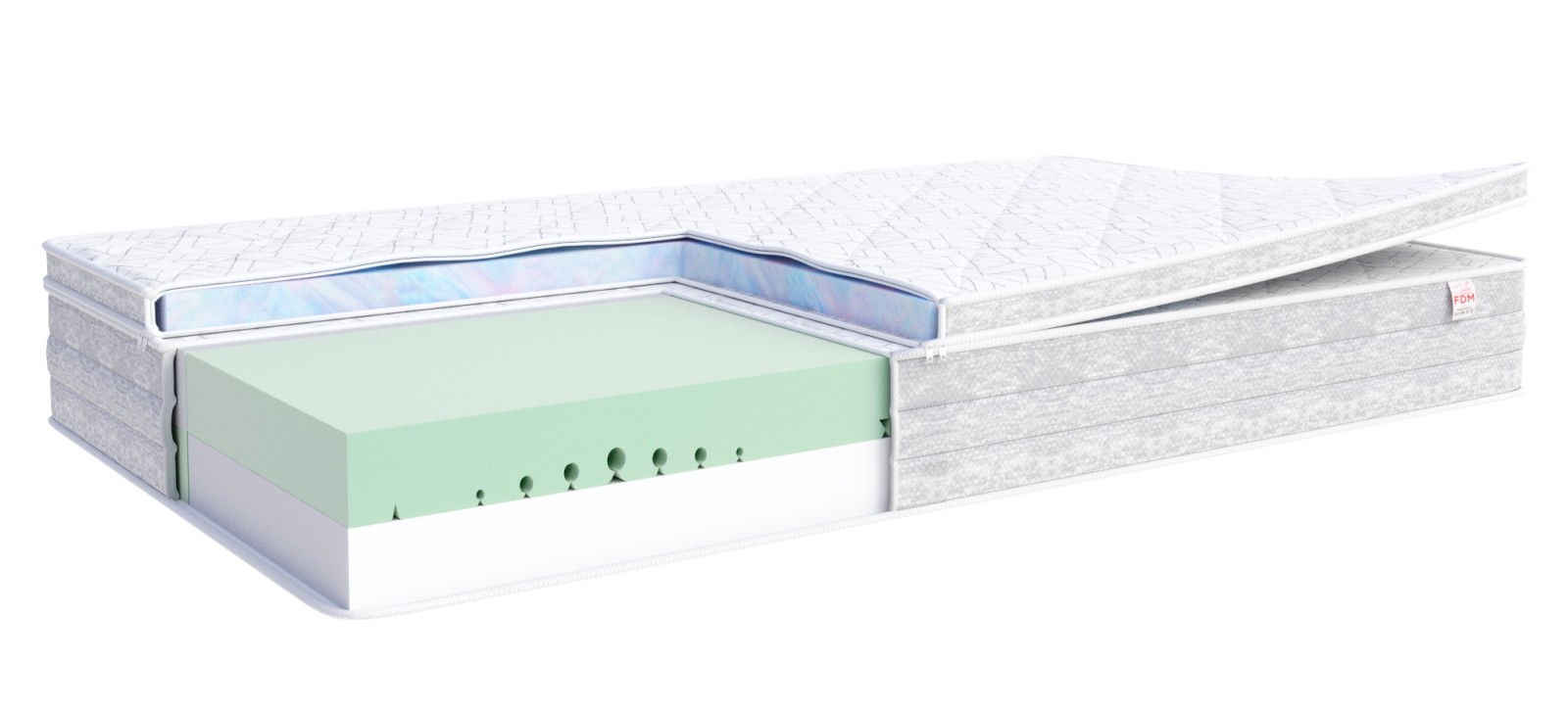 Materac piankowy ORIA Pianka wysokoelastyczna HR30 i HR44 - 160 x 200 - H4 twardy / H3 średnio twardy - 21 cm