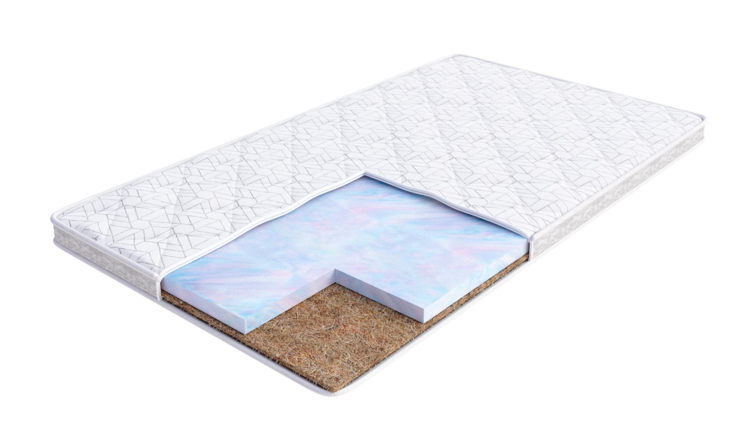 Nakładka na materac BUBBLE KOKOS 7 cm - 160 x 200 - H2 średnio miękki / H4 twardy - 7 cm