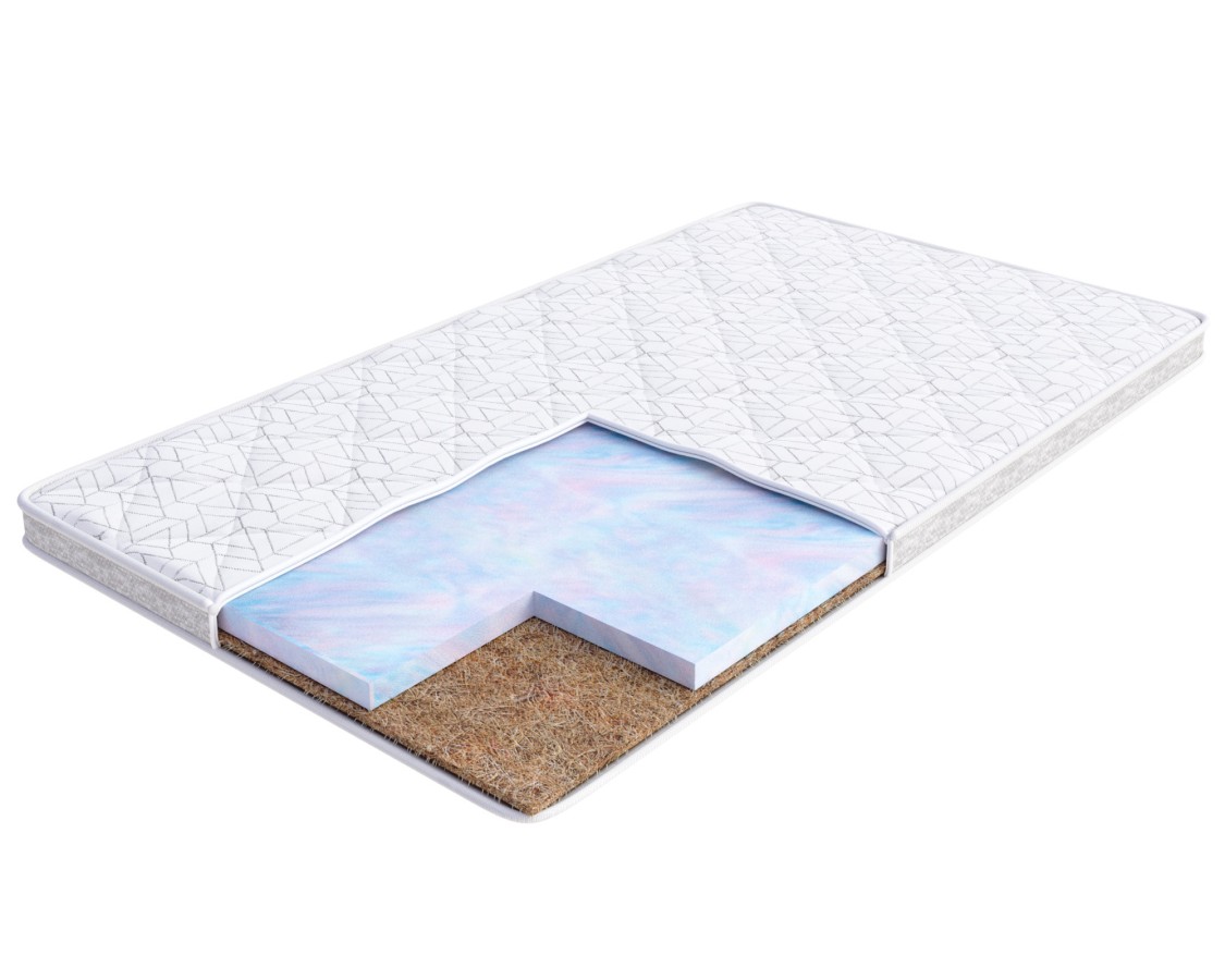 Nakładka na materac BUBBLE KOKOS 7 cm - 180 x 200 - H2 średnio miękki / H4 twardy - 7 cm