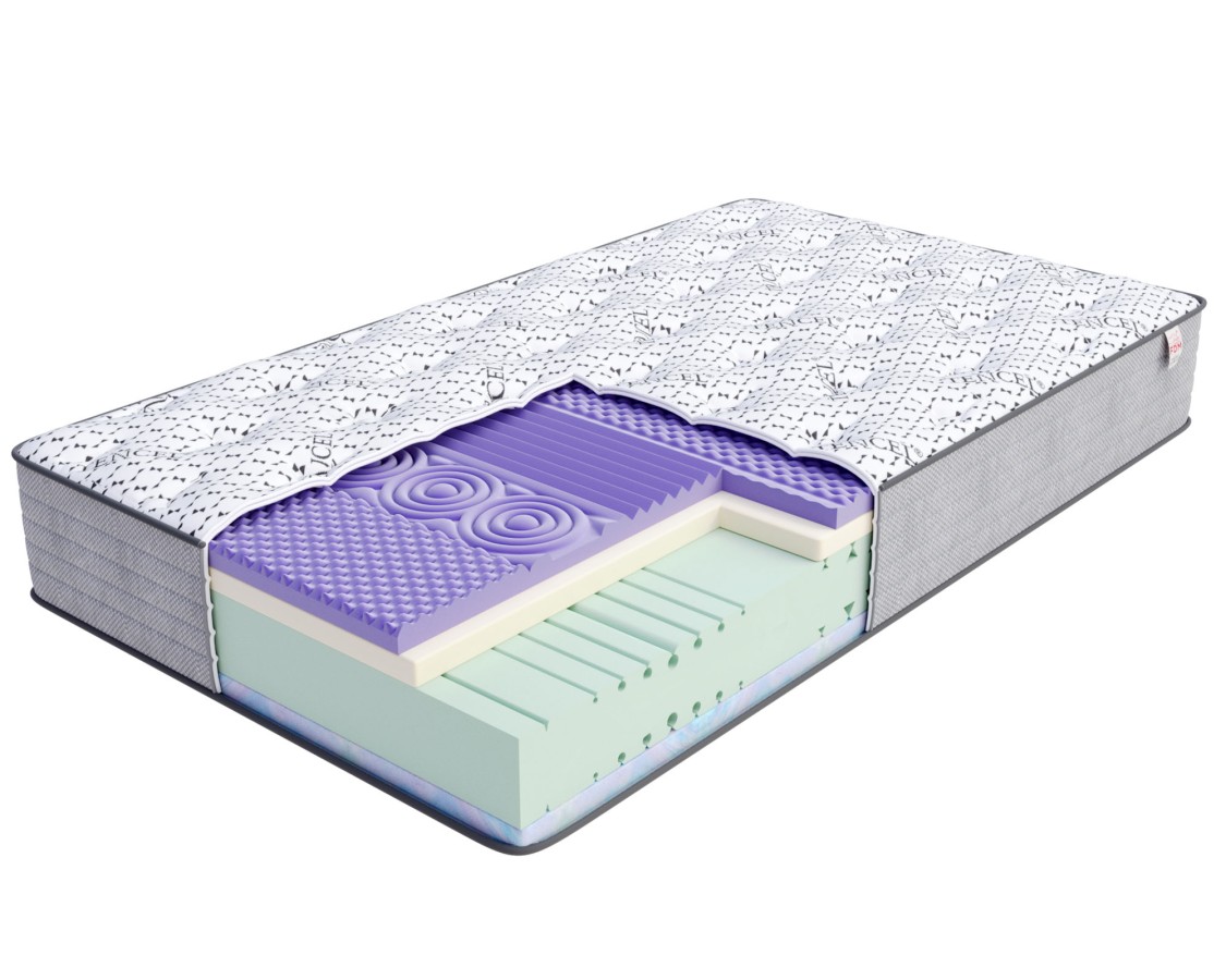 Materac piankowy BRILLANTE - 140 x 200 - H4 twardy / H3 średnio twardy - 26 cm