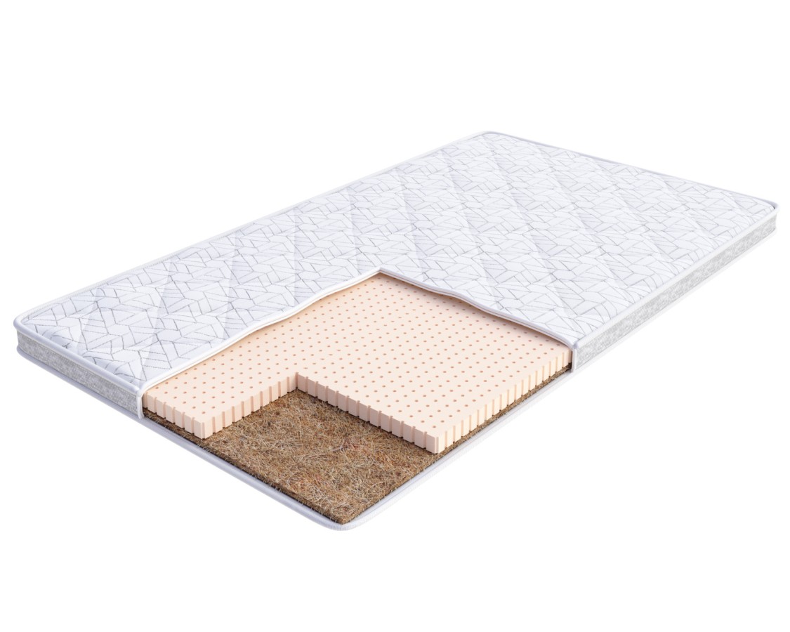 Nakładka na materac LATEKS KOKOS 7 cm - 180 x 200 - H4 twardy / H3 średnio twardy - 7 cm