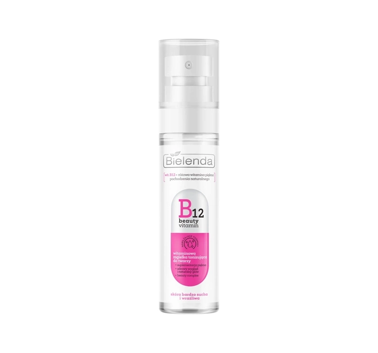 Bielenda B12 Beauty Vitamin witaminowa mgiełka tonizująca do twarzy 75 ml