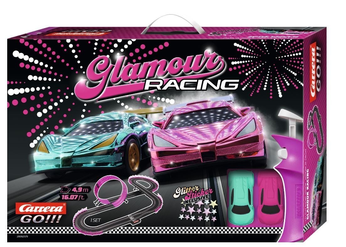 Tor samochodowy z pojazdami Girls Power Racing 4,9m Carrera