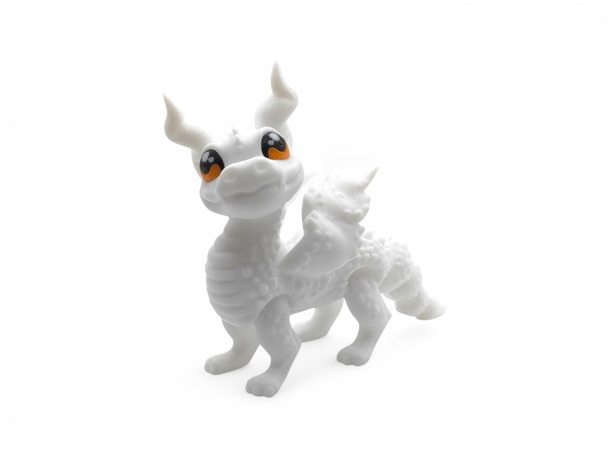 Ruchomy Smok Figurka Rozmiar M Idealny Prezent Druk 3D