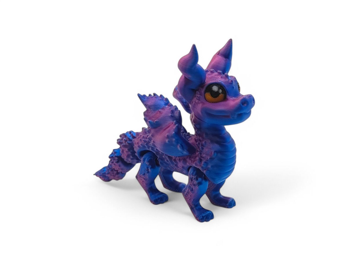 Figurka Smoka Ruchoma Rozmiar S - Prezent Kolekcjonerski Gadżet