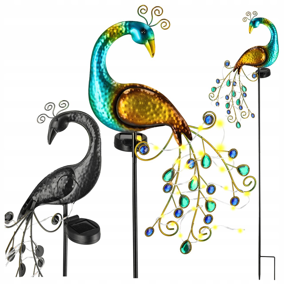 Lampa Solarna PAW LED Solarny Do Ogrodu Wodoodporna 30LED Szczelna Wbijana