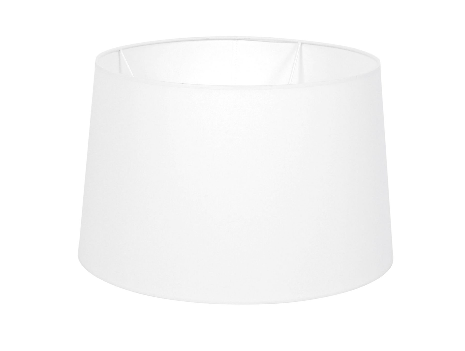 Biały abażur na lampkę o średnicy 45cm