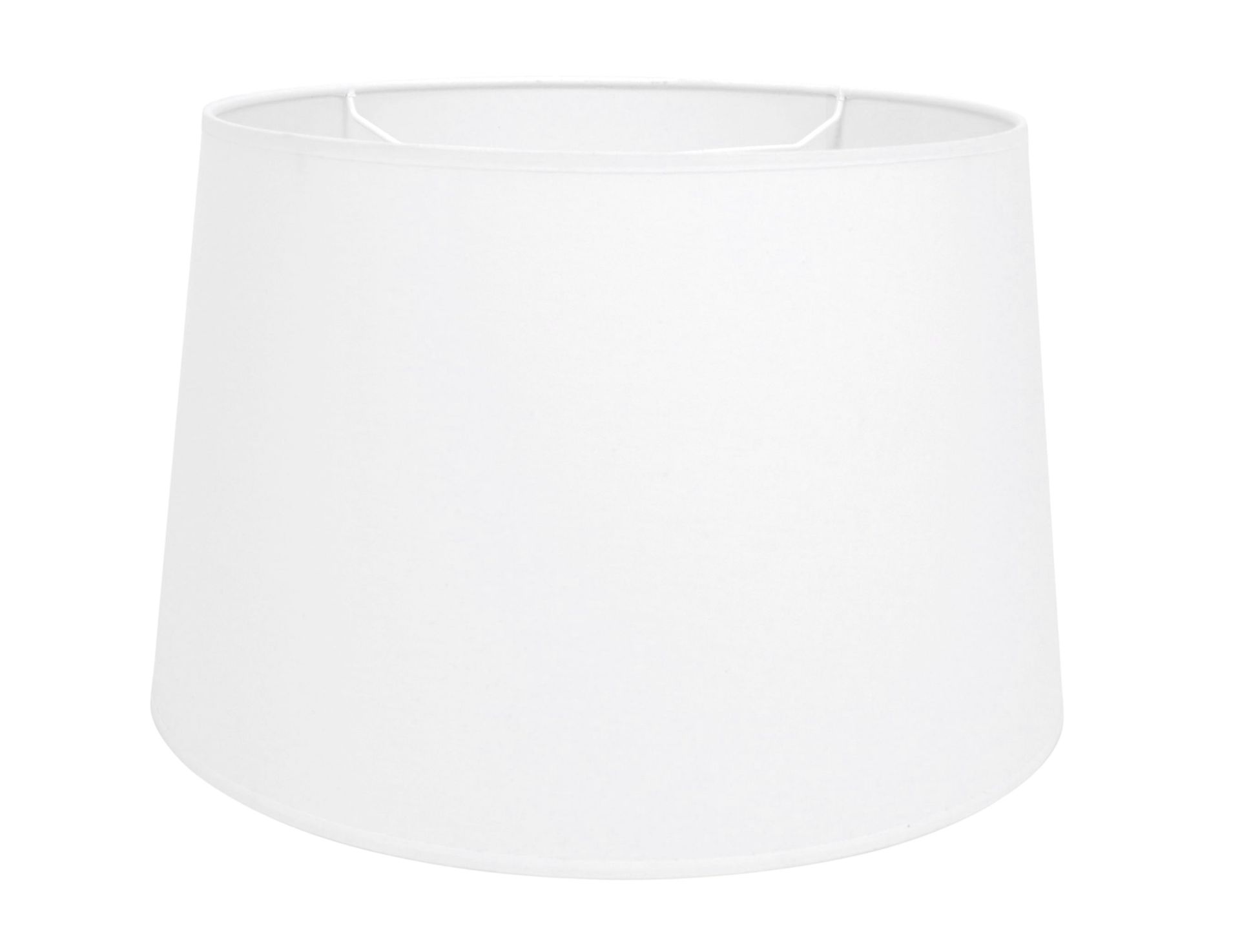 Biały abażur na lampę wiszącą z żarówką E27