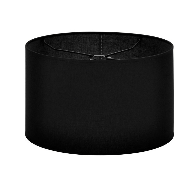 Czarny abażur – walec o wysokości 23cm, na E27