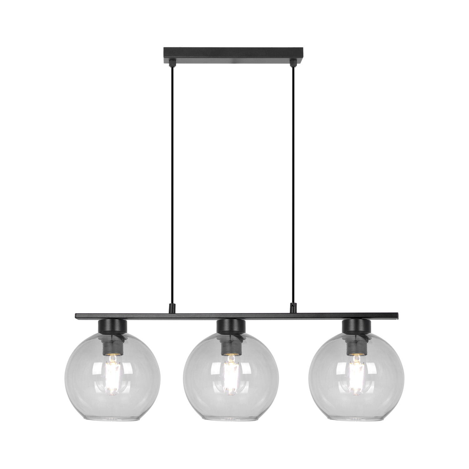 Klasyczna lampa wisząca z kloszami nad stół kuchenny KZ-2162