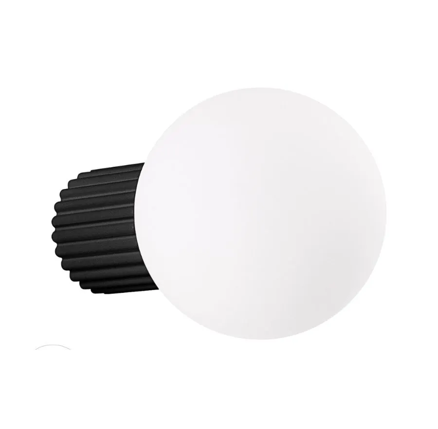 Czarny skandynawski kinkiet - K597- H5-P06