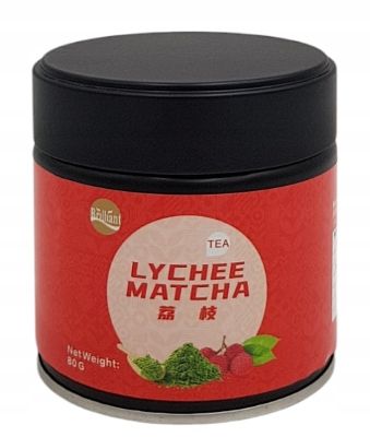 Herbata Matcha Liczi Sproszkowana w Puszce Brilliant 80g
