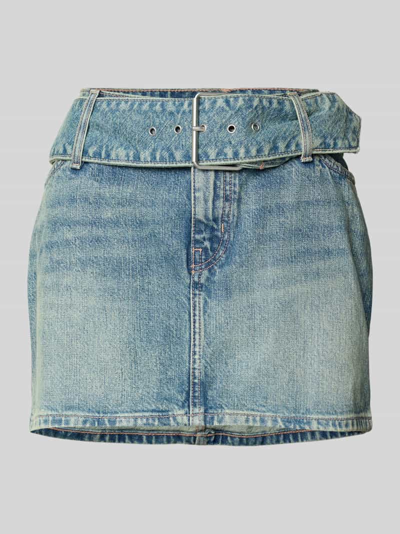 Spódnica jeansowa z paskiem model ‘Gamini’