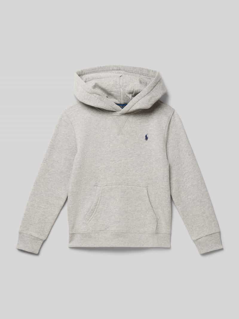 Bluza z kapturem i wyhaftowanym logo