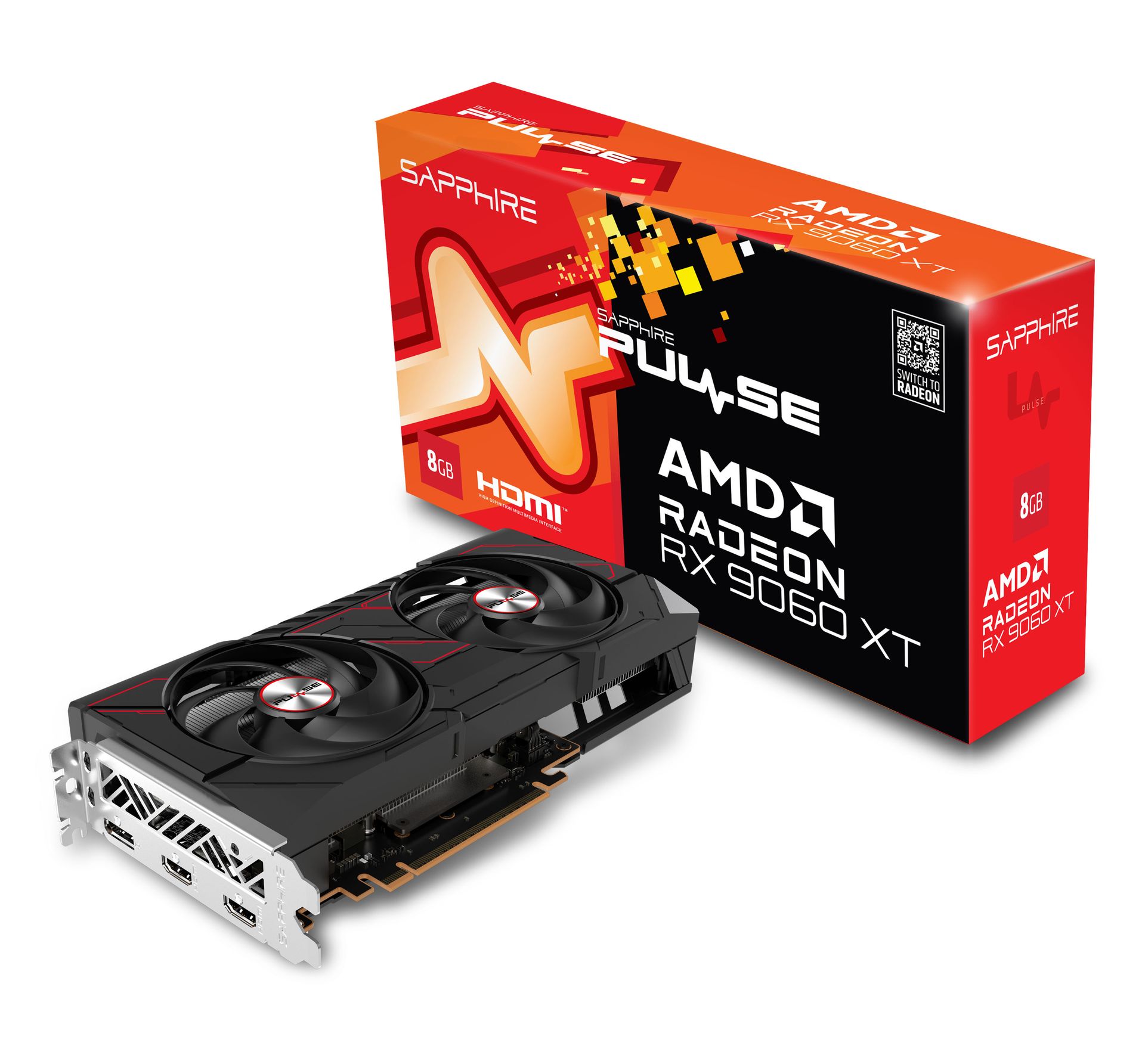 SAPPHIRE PULSE RX 9060 XT GAMING 8GB 11350-04-20G
