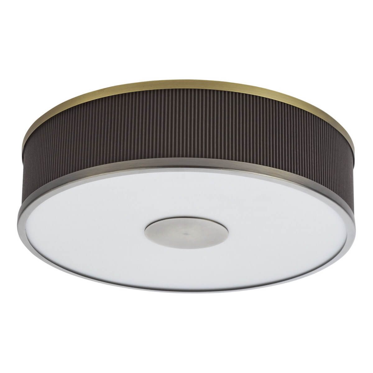Lampa przysufitowa okrągła Alvaro ALV5239 materiałowa brązowy
