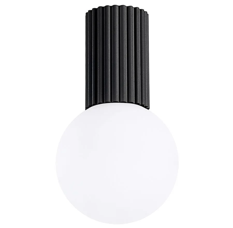 Czarny nowoczesny plafon - K598- M3-W23